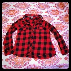 Flannel button up shirt